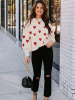 Women's Love Print Sweater