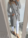 Women's Solid Color Open Front Cardigan