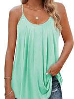 New loose casual solid color sexy camisole top