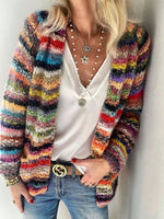 New women's sweater knitted cardigan thin coat loose coat