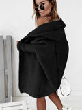 New hooded sweater with hood collar, commuter bat shape, soft and loose back splicing sweater